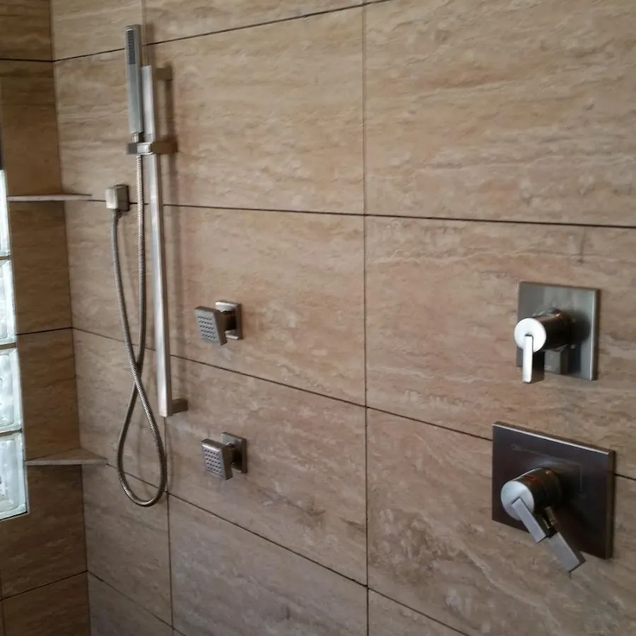 Shower fixture installation for Frozen Pipe Repair in North Oaks
